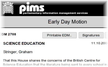The Early Day Motion